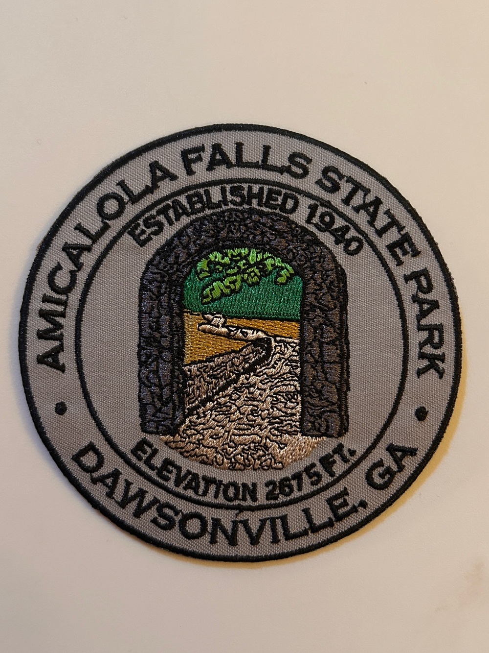 Amicalola Falls State Park Embroidered Patch NEW